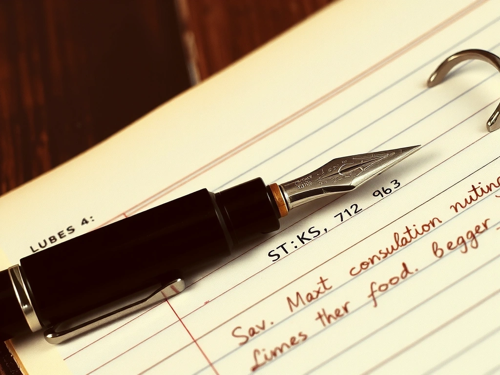 Ledger book representing data logging