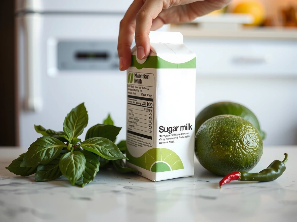 Reading nutrition label